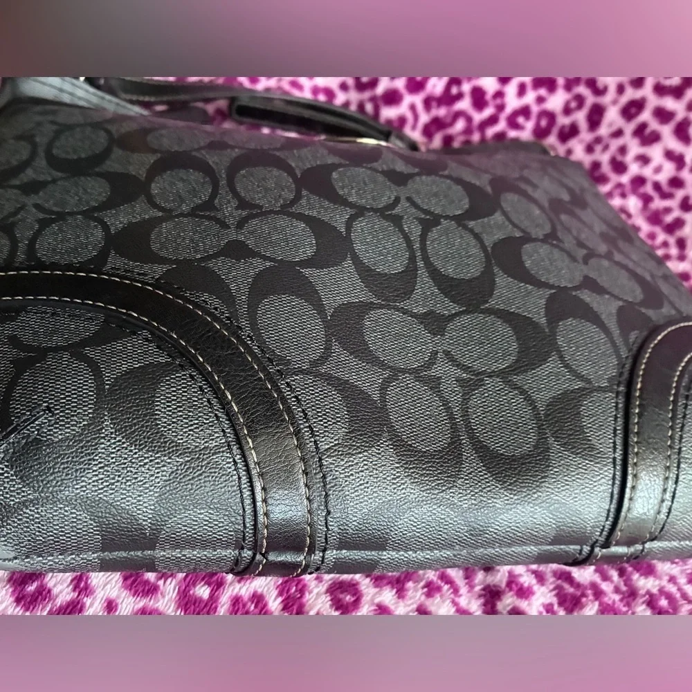 Coach Black Signature Crossbody Bag